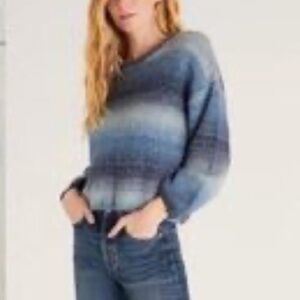 Z Supply Blue Ombré Sweater